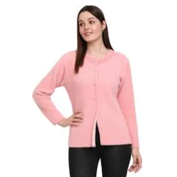 Womens Button Up Wool Cardigan